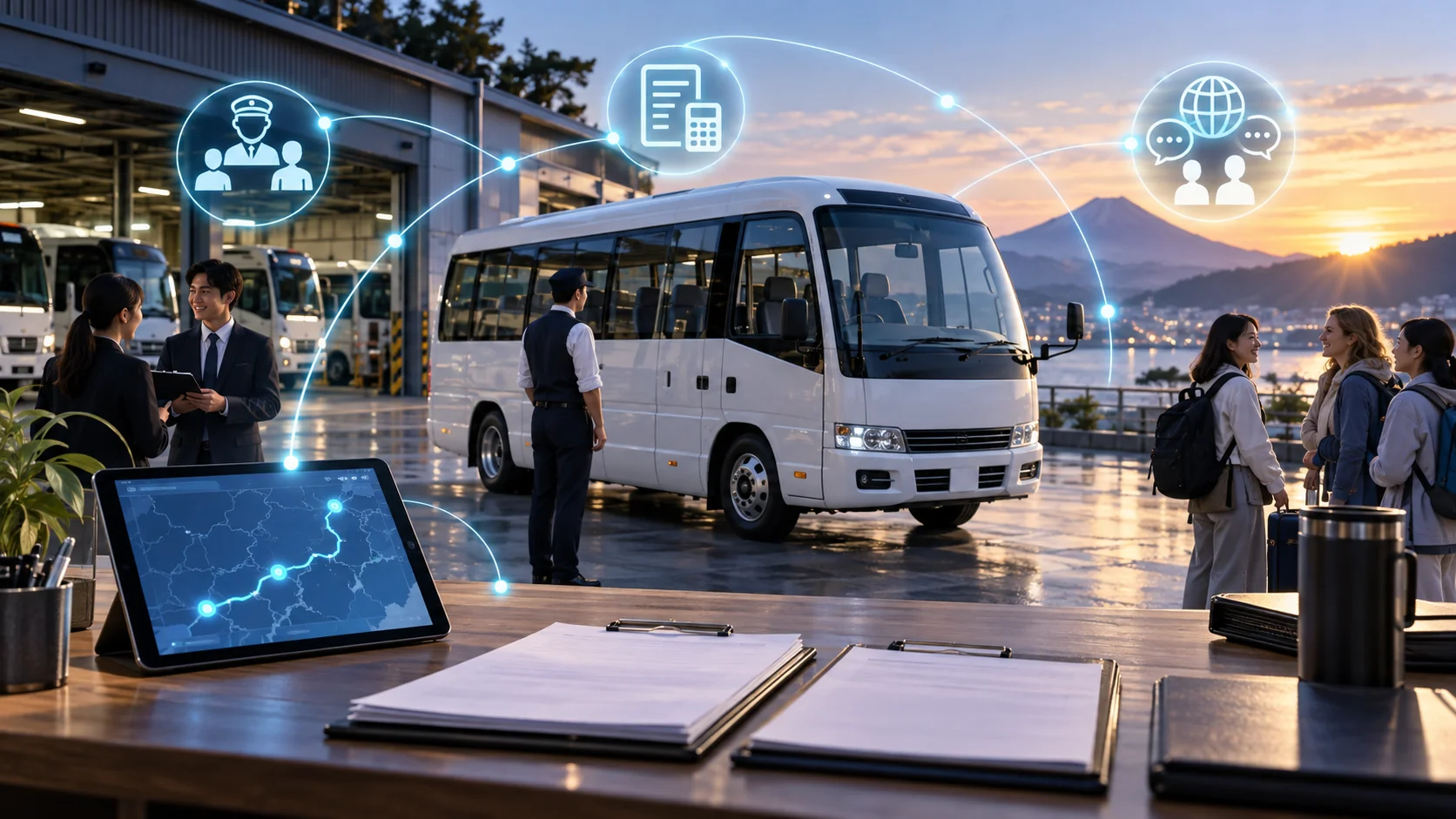 中小バス会社のAI内製化｜専用イメージ