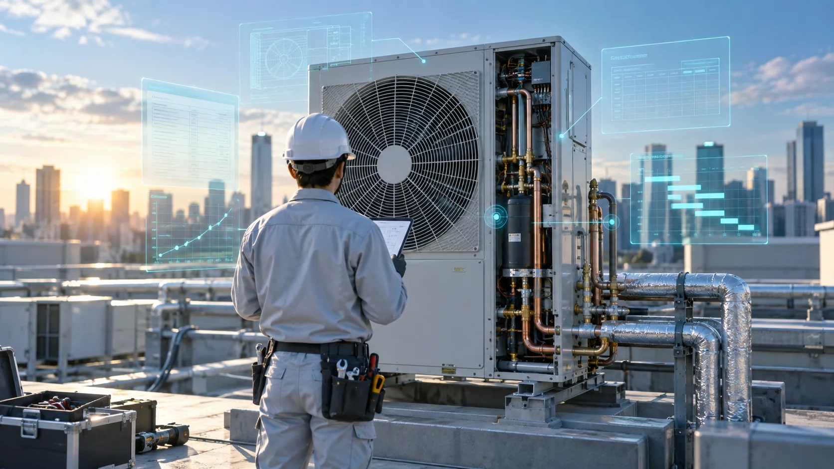 空調設備工事業のAI内製化｜専用イメージ