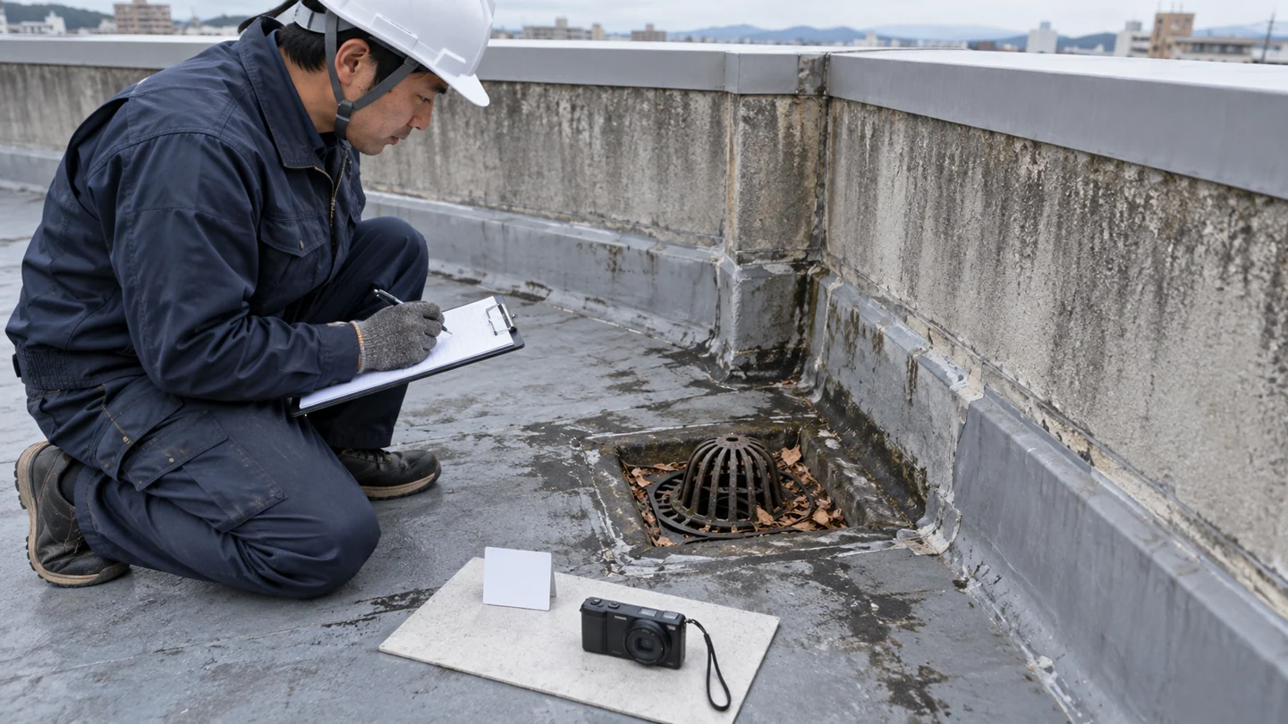 防水工事の写真台帳・調査記録|専用イメージ